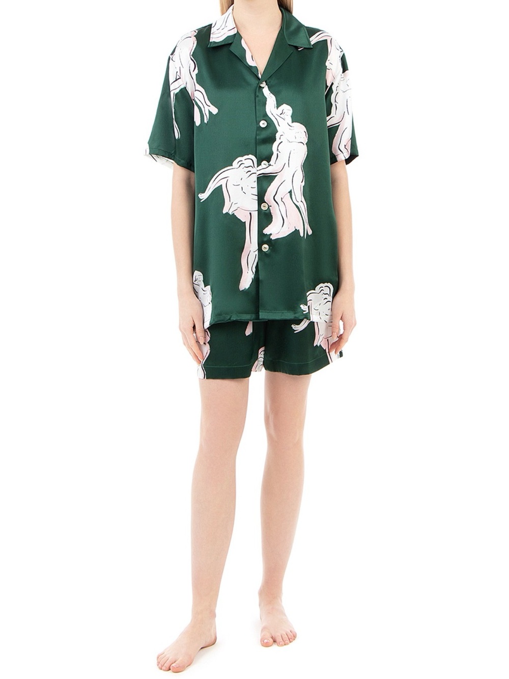 Olivia von Halle Silk Pajama set